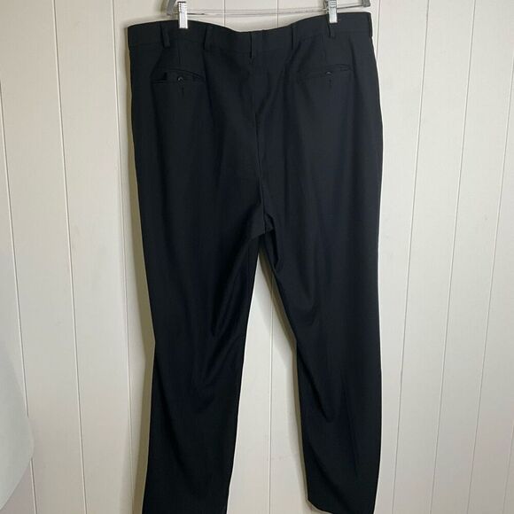 Stafford Performance Men's 42x32 Regular Fit Ankle Dress Pants Comfort Grey - Picture 10 of 14